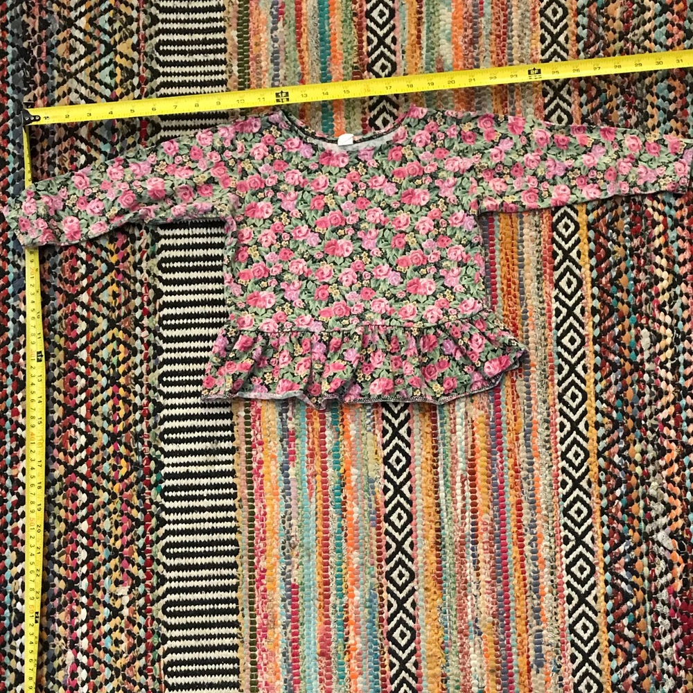 Vintage Floral Rose Print Shirt